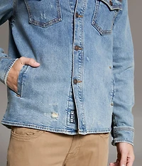 Bradley Denim Stretch Shacket