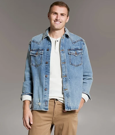 Bradley Denim Stretch Shacket