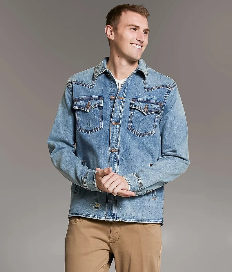 Bradley Denim Stretch Shacket