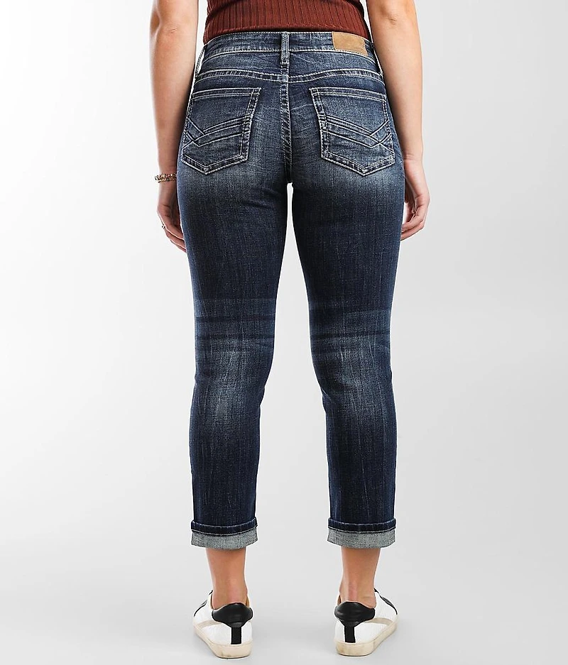 Virgo Cuffed Stretch Capri Jean