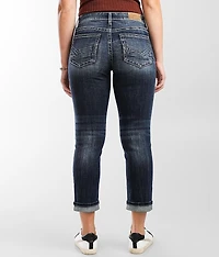 Virgo Cuffed Stretch Capri Jean