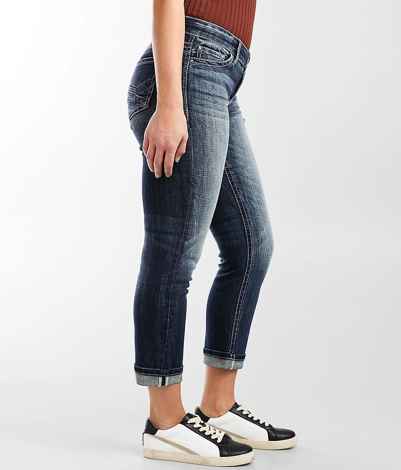 Virgo Cuffed Stretch Capri Jean
