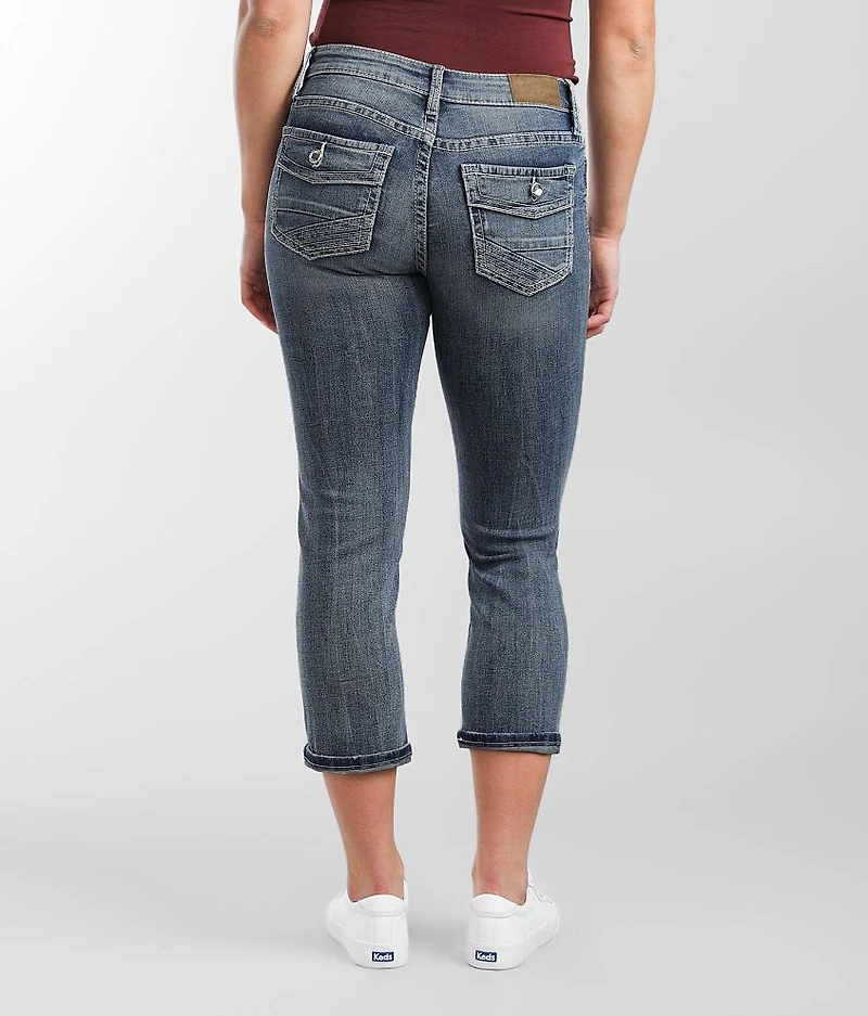 Virgo Cuffed Stretch Capri Jean