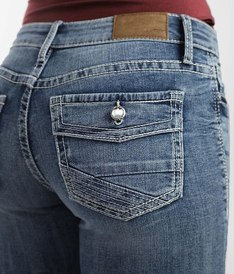 Virgo Cuffed Stretch Capri Jean