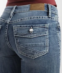 Virgo Cuffed Stretch Capri Jean