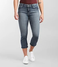 Virgo Cuffed Stretch Capri Jean