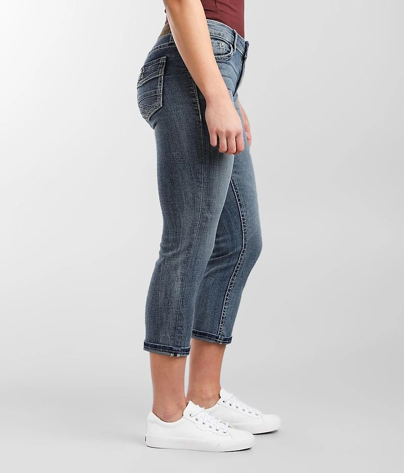 Virgo Cuffed Stretch Capri Jean