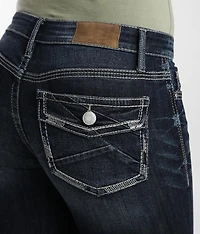 Virgo Cuffed Stretch Capri Jean