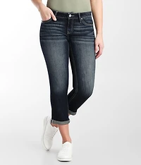 Virgo Cuffed Stretch Capri Jean