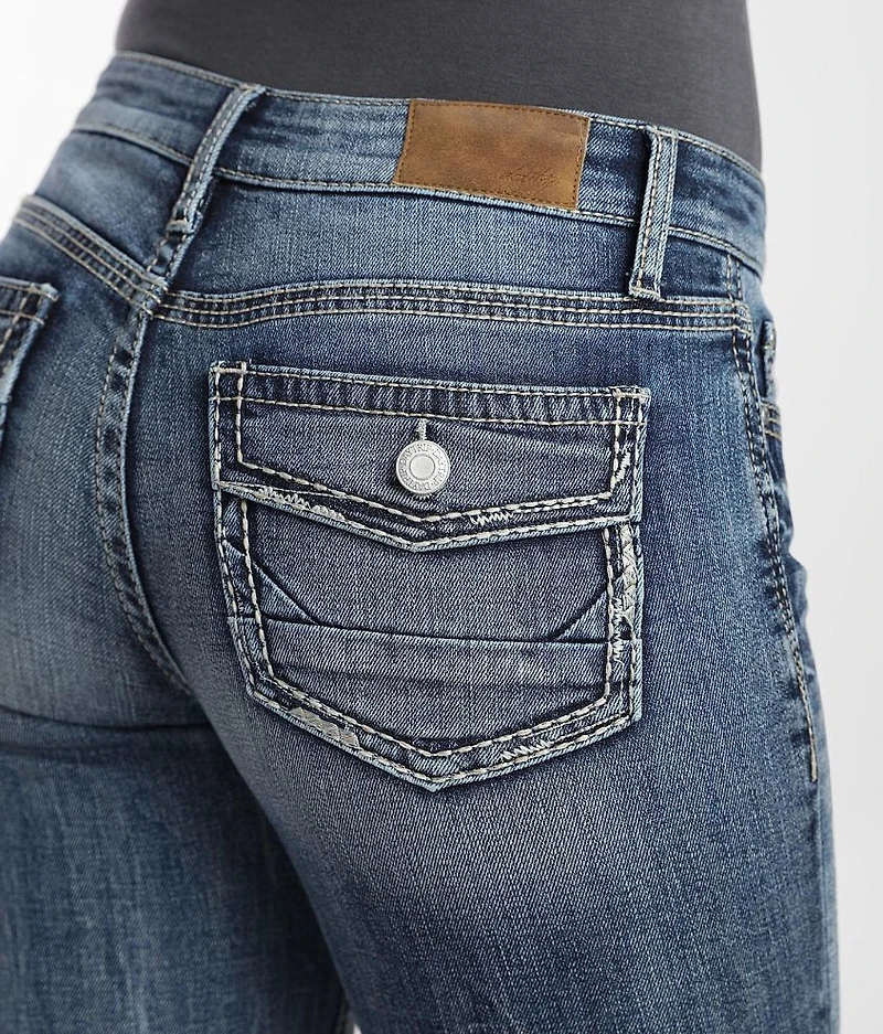 Virgo Cuffed Stretch Capri Jean