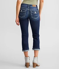 Virgo Cuffed Stretch Capri Jean