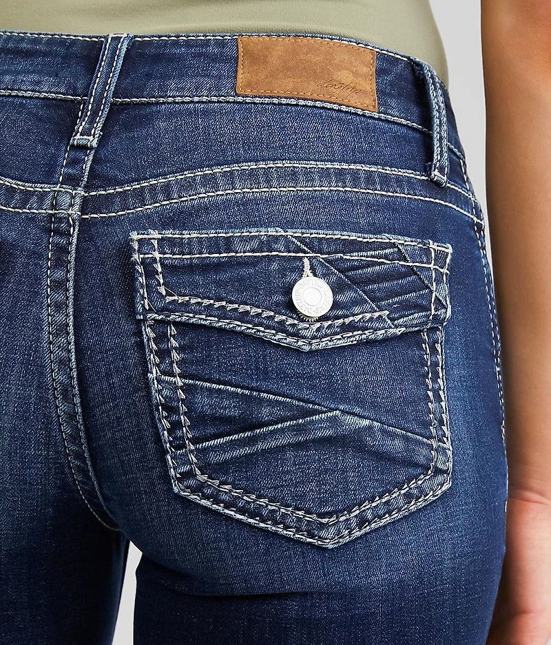 Virgo Cuffed Stretch Capri Jean