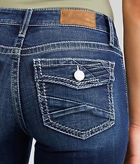 Virgo Cuffed Stretch Capri Jean