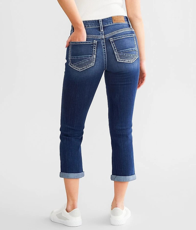 Virgo Cuffed Stretch Capri Jean