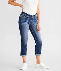 Virgo Cuffed Stretch Capri Jean