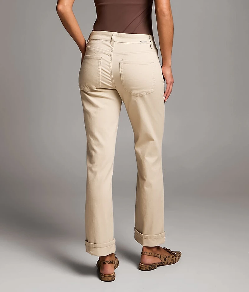 Payton Cropped Straight Stretch Pant