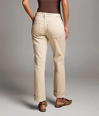 Payton Cropped Straight Stretch Pant