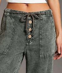 High Rise Washed Pant