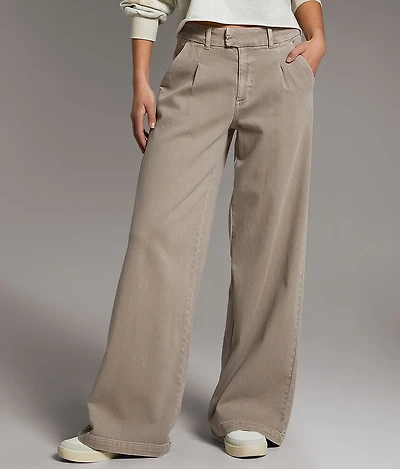 Tailored Wide Leg Stretch Pant