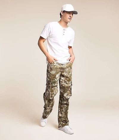 Baggy Camo Cargo Stretch Jean