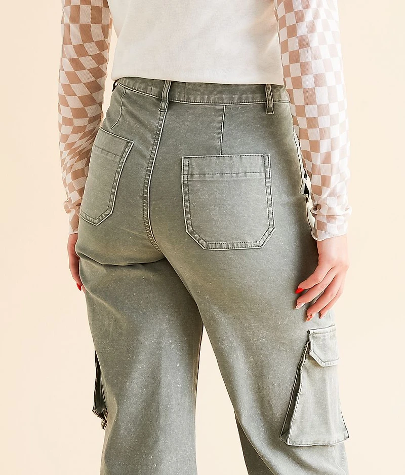 90's Wide Leg Cargo Stretch Pant