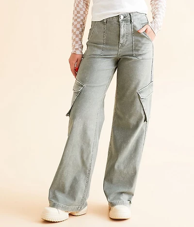90's Wide Leg Cargo Stretch Pant