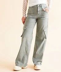 90's Wide Leg Cargo Stretch Pant