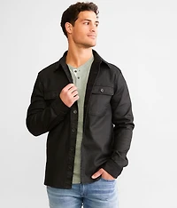 Coated Denim Shacket
