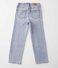 Girls - Mid-Rise Cropped Straight Stretch Jean