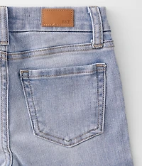 Girls - Mid-Rise Cropped Straight Stretch Jean