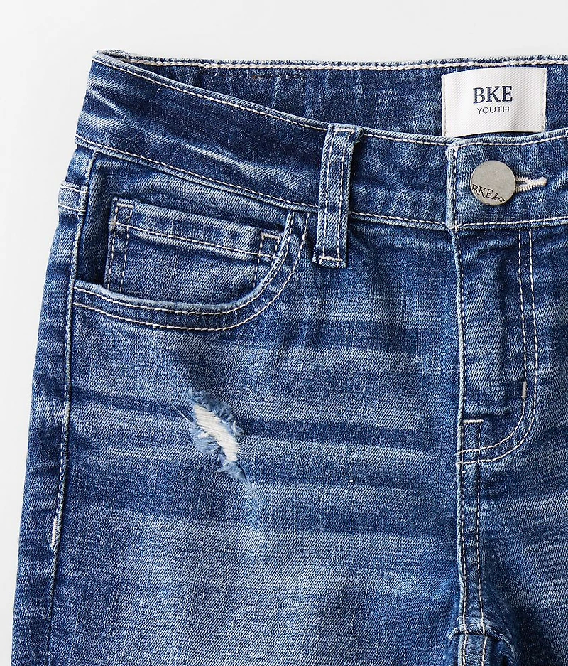 Girls - Mid-Rise Tailored Boot Stretch Jean