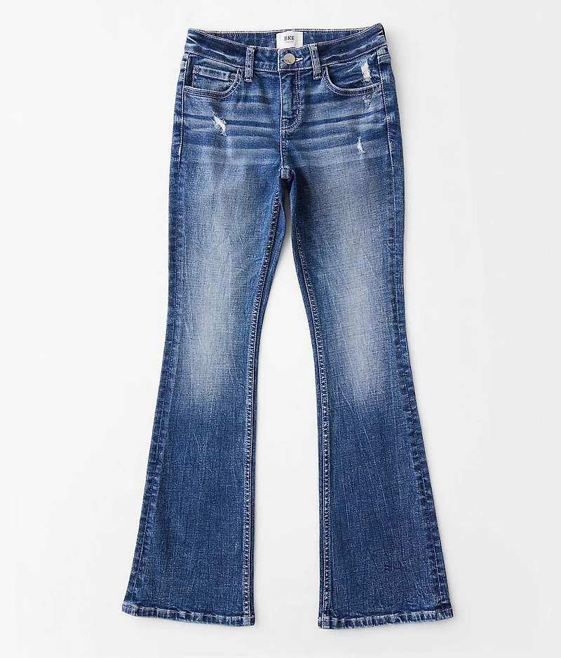 Girls - Mid-Rise Tailored Boot Stretch Jean