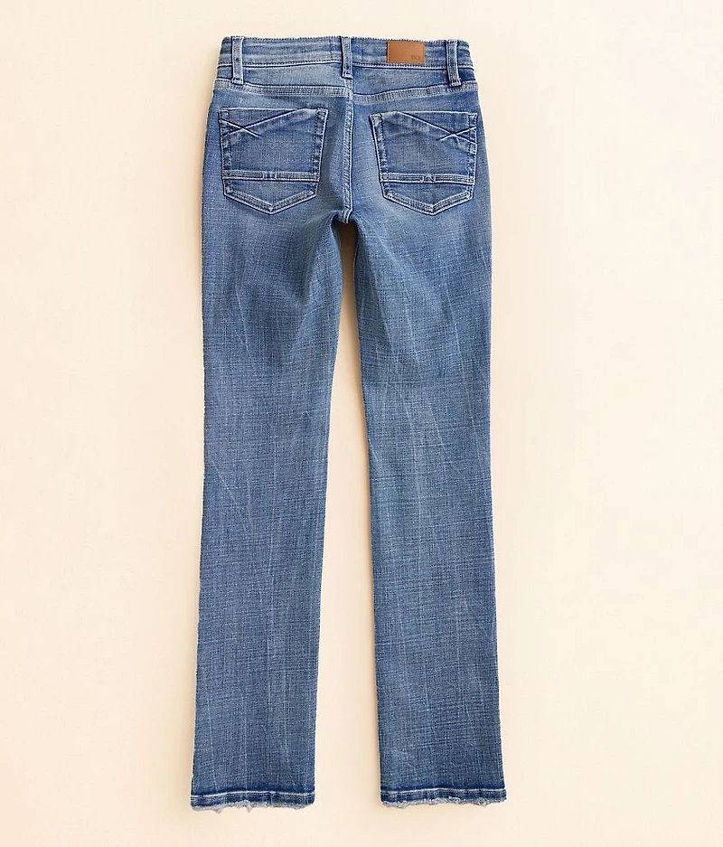 Girls - Mid-Rise Straight Stretch Jean