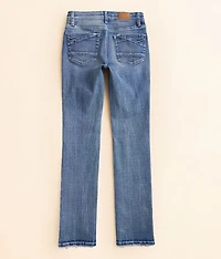 Girls - Mid-Rise Straight Stretch Jean