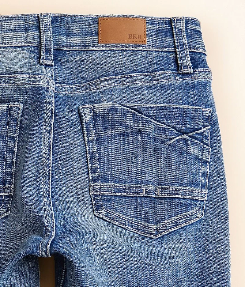 Girls - Mid-Rise Straight Stretch Jean