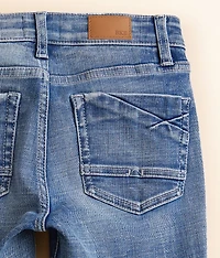 Girls - Mid-Rise Straight Stretch Jean