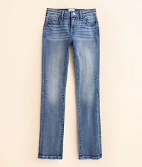 Girls - Mid-Rise Straight Stretch Jean