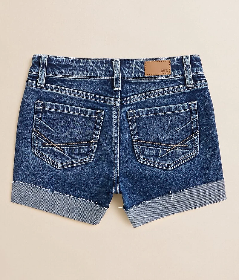 Girls - Mid-Rise Stretch Cuffed Short