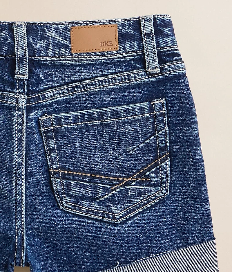 Girls - Mid-Rise Stretch Cuffed Short