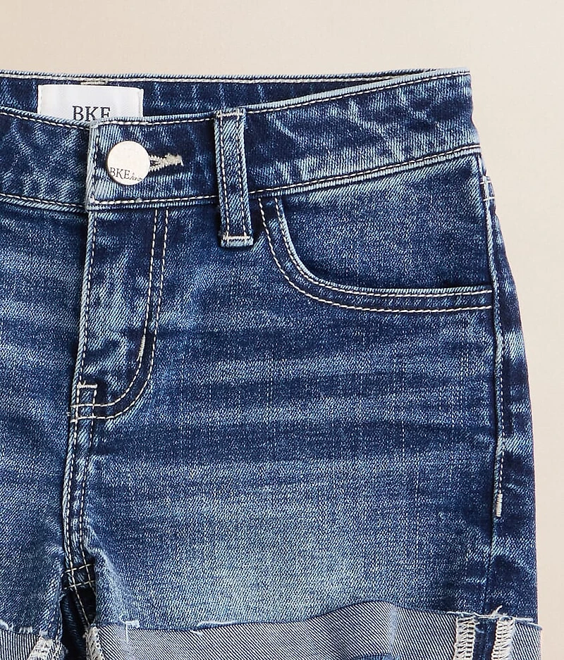 Girls - Mid-Rise Stretch Cuffed Short