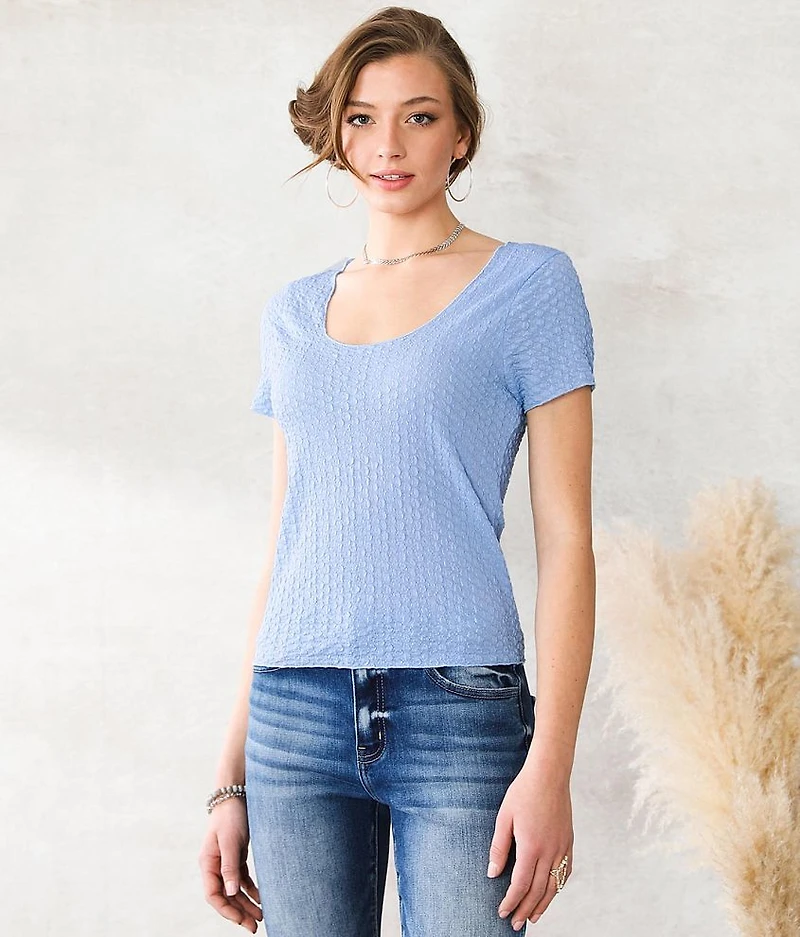 Textured Knit Top