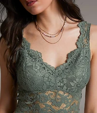 Floral Lace Full Coverage Bralette