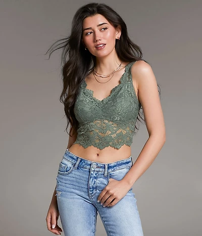 Floral Lace Full Coverage Bralette