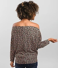 Off The Shoulder Ditsy Top