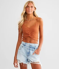 Twist Front Cropped Brami