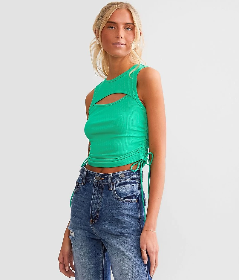 Cut-Out Tank Top