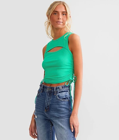 Cut-Out Tank Top
