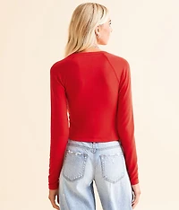 Ruched Knit Top