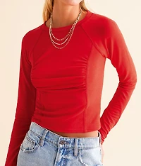 Ruched Knit Top