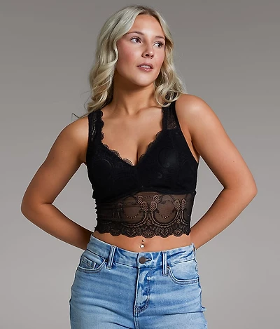 BKE core Lace Full Coverage Bralette